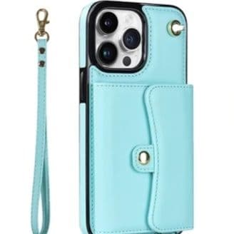  多機能レザーウォレット付き手帳型iphoneケース
