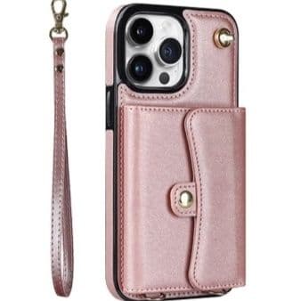  多機能レザーウォレット付き手帳型iphoneケース
