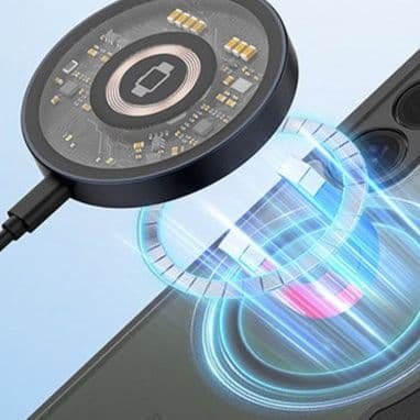 手帳型スマホケース 透明背面カード収納付き耐衝撃手帳型ケース