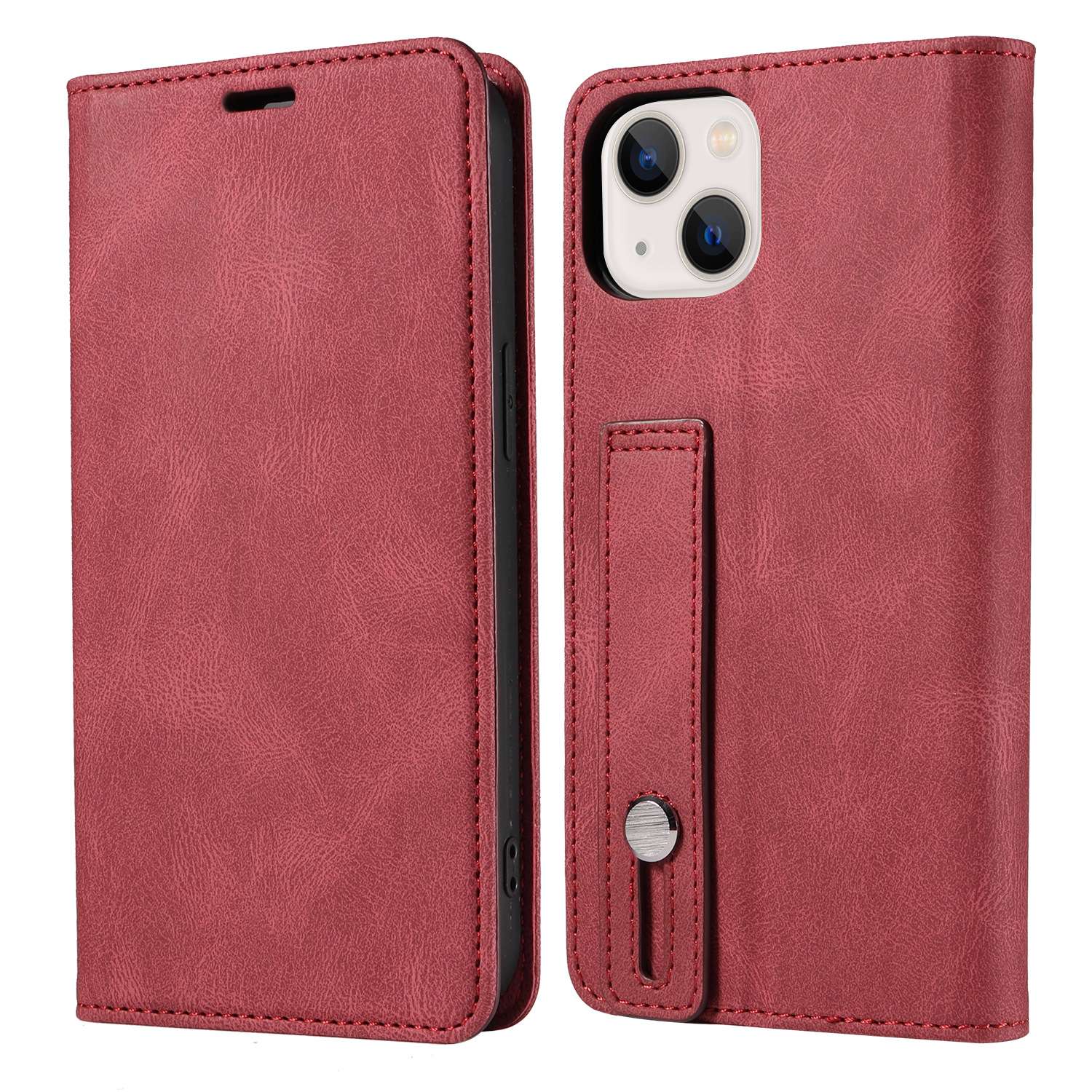 手帳型スマホケース 高級感ある革製手帳型iphoneケース
