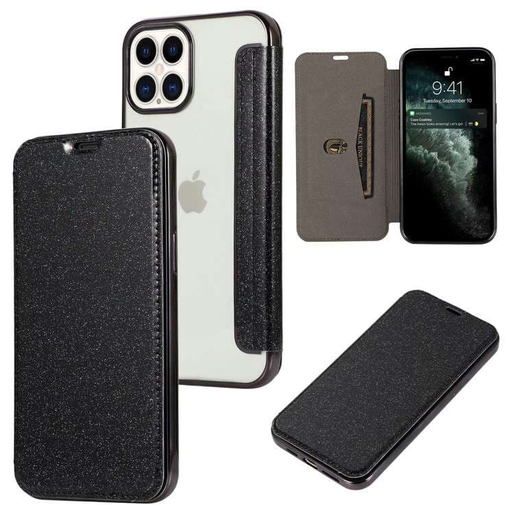 手帳型スマホケース キラキラ輝くグリッター iphone手帳型ケース