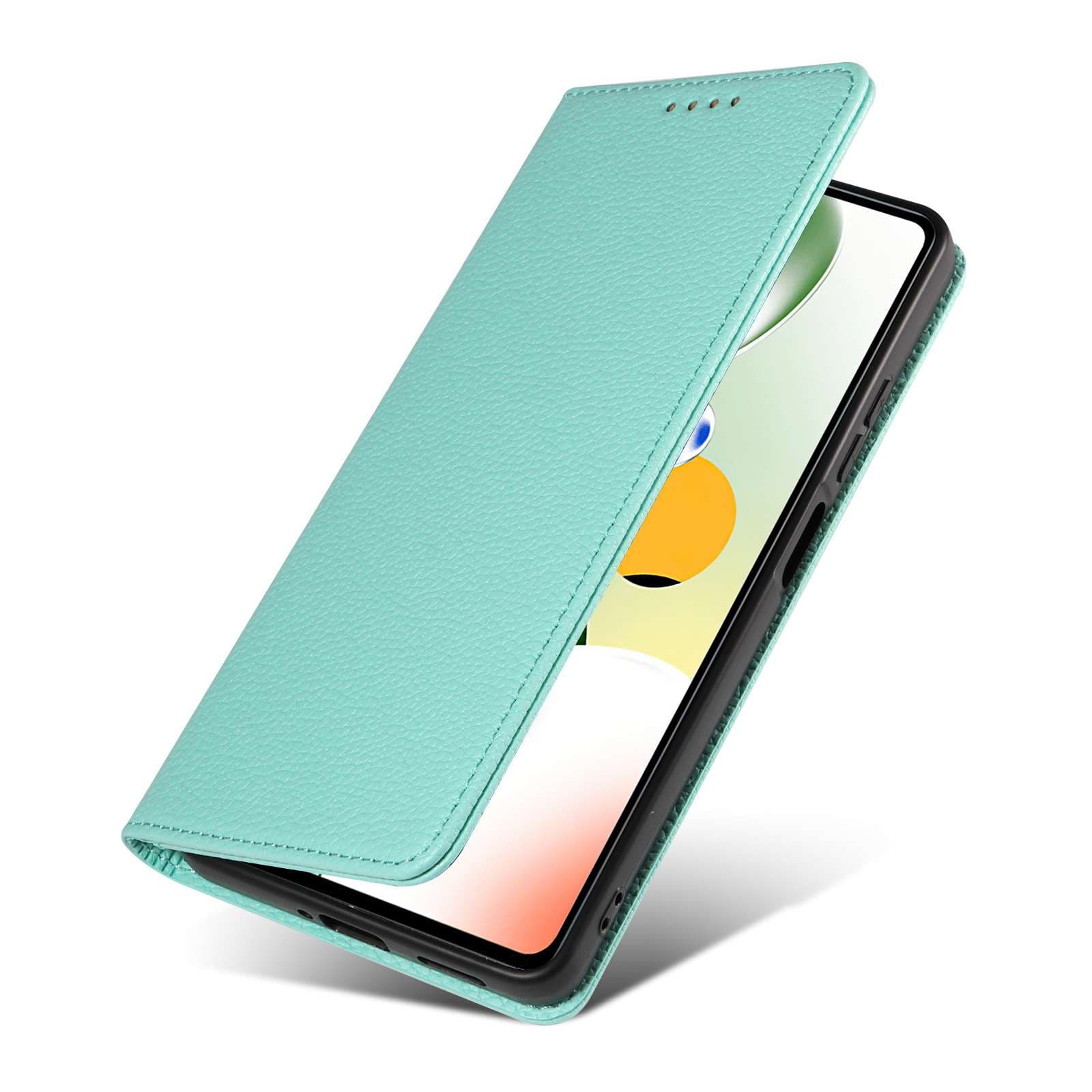 手帳型スマホケース エクスペリア用 上質レザー調フリップケース