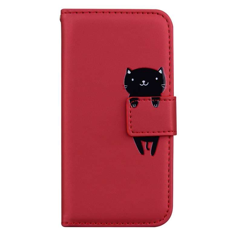 手帳型スマホケース 動物デザイン 4色展開