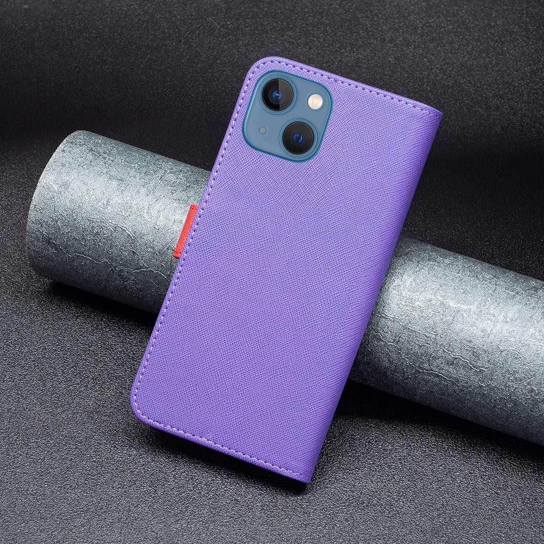手帳型スマホケース ツートンカラー手帳型iphoneケース