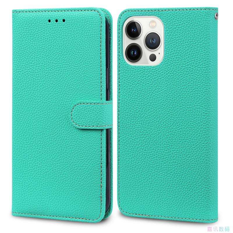  多機能革製iphone手帳型ケース