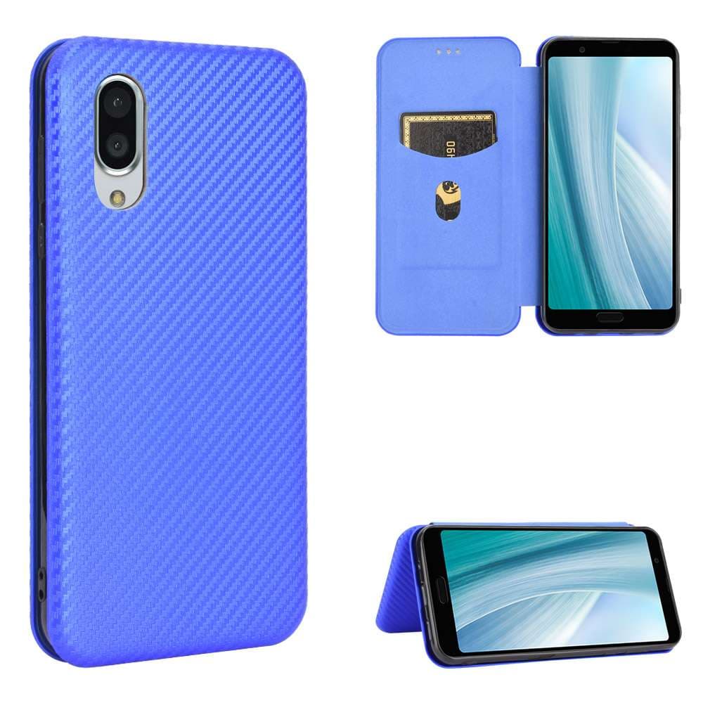 手帳型スマホケース ハート柄付き多機能