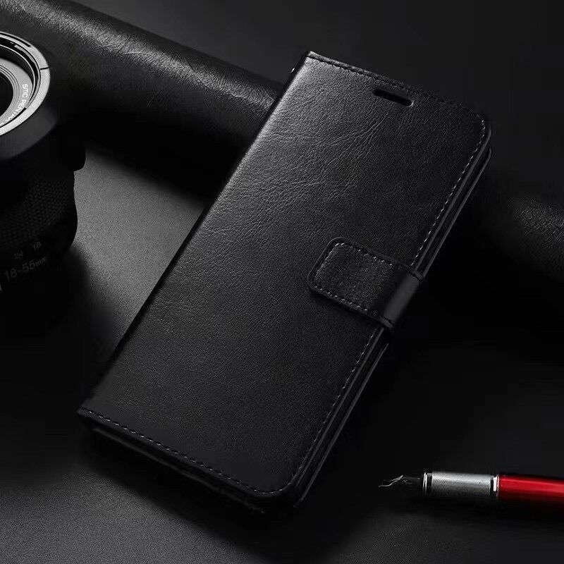 手帳型スマホケース 高級感漂う多機能レザー調iPhone