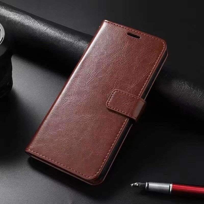 手帳型スマホケース 高級感漂う多機能レザー調iPhone