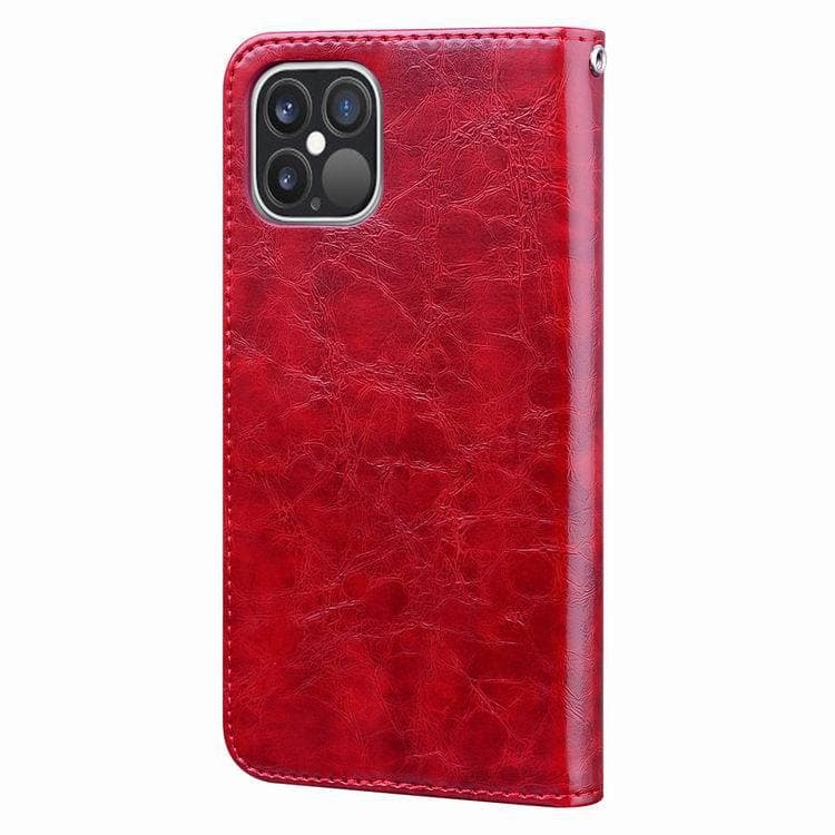 高級感漂う本革調手帳型iPhonケース 