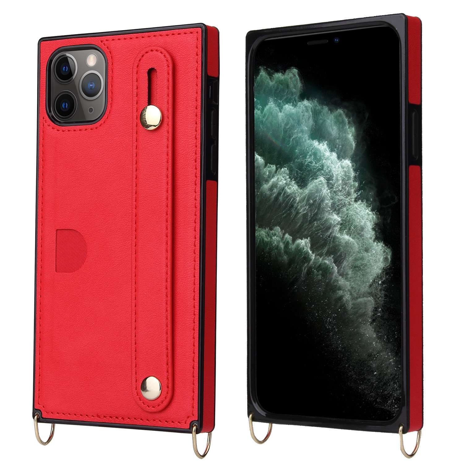 手帳型スマホケース ジッパー付き多機能レザーケース