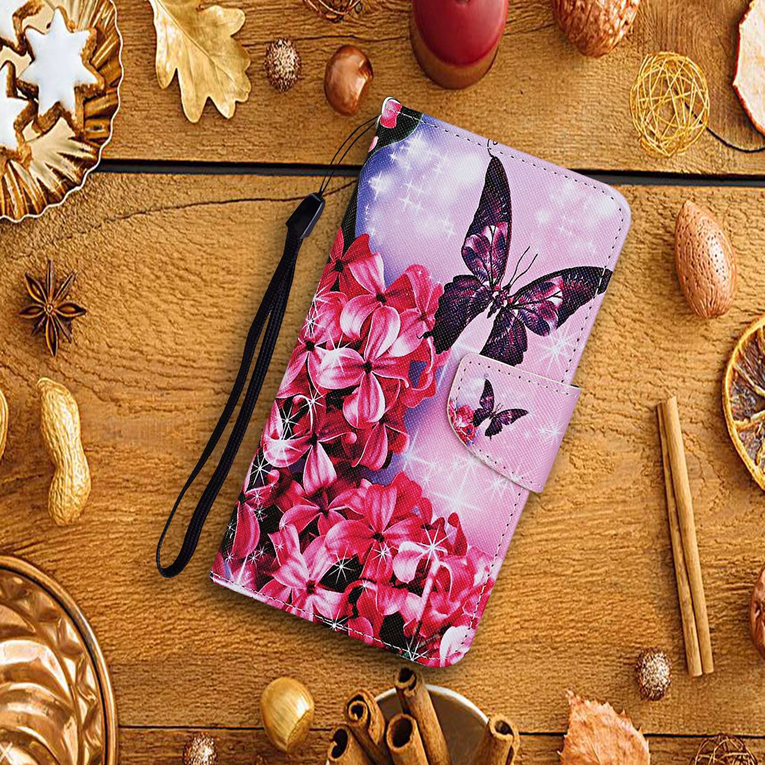 手帳型スマホケース  フリップウォレットiphoneケース