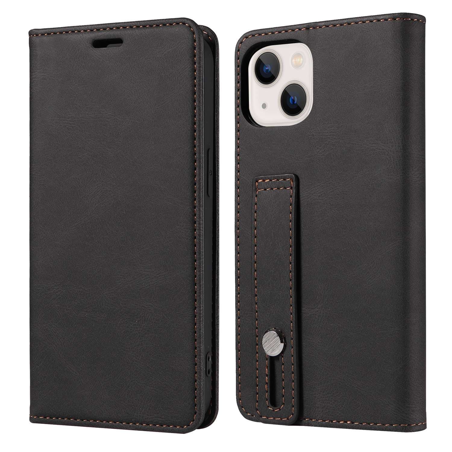 手帳型スマホケース 高級感ある革製手帳型iphoneケース