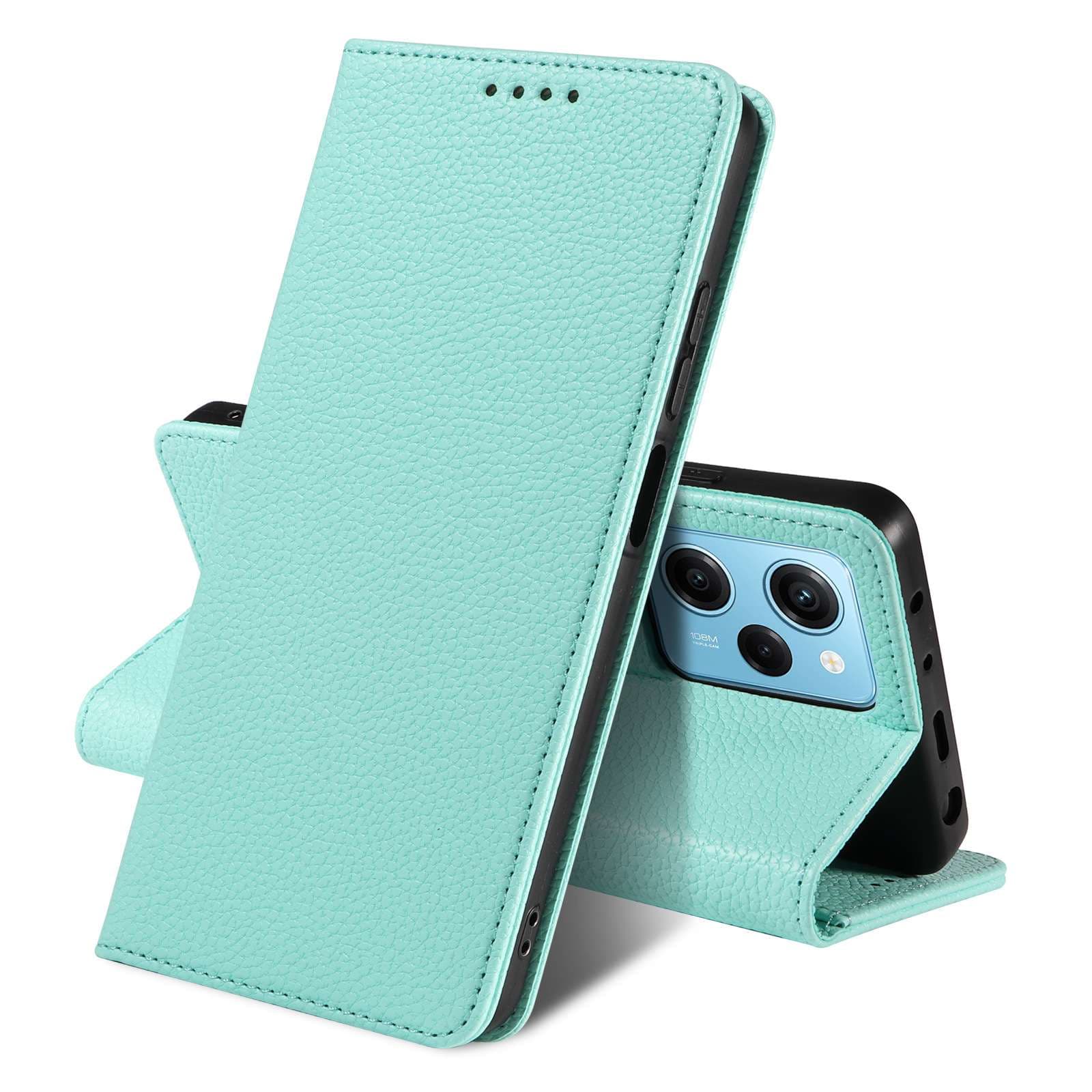 手帳型スマホケース エクスペリア用 上質レザー調フリップケース