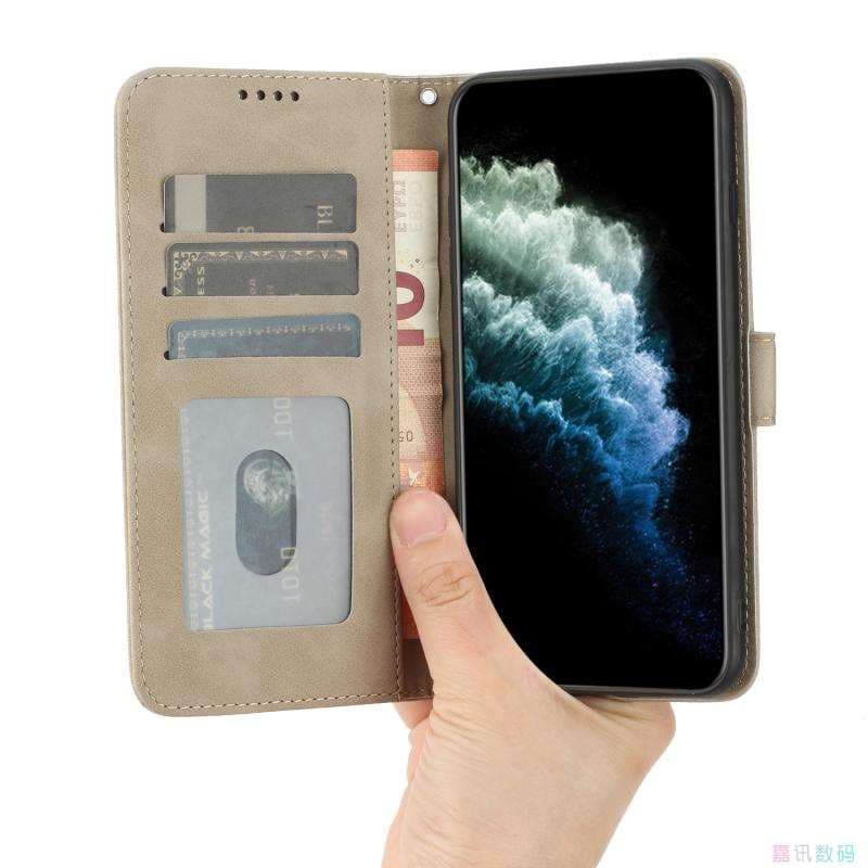  多機能フリップウォレットiphoneケース