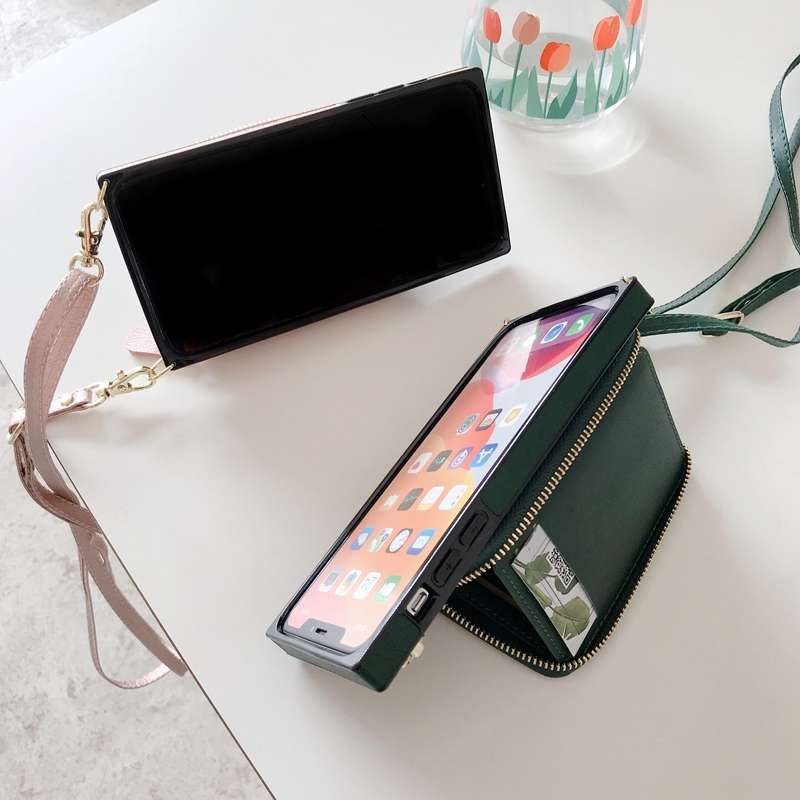 手帳型スマホケース 高級感漂う本革風フリップ式iphoneケース