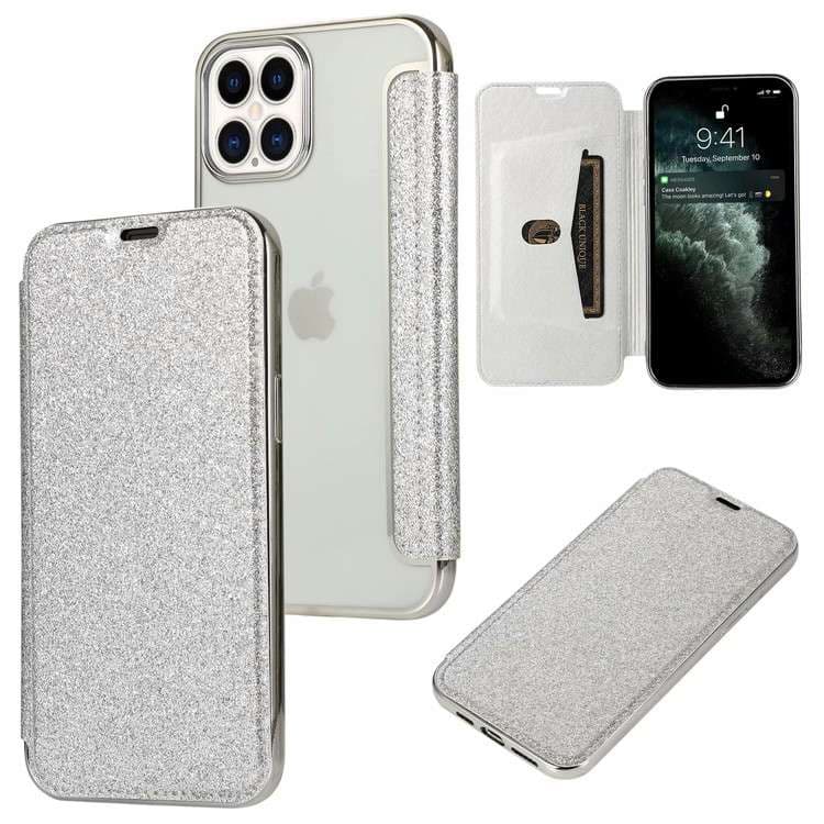 手帳型スマホケース キラキラ輝くグリッター iphone手帳型ケース