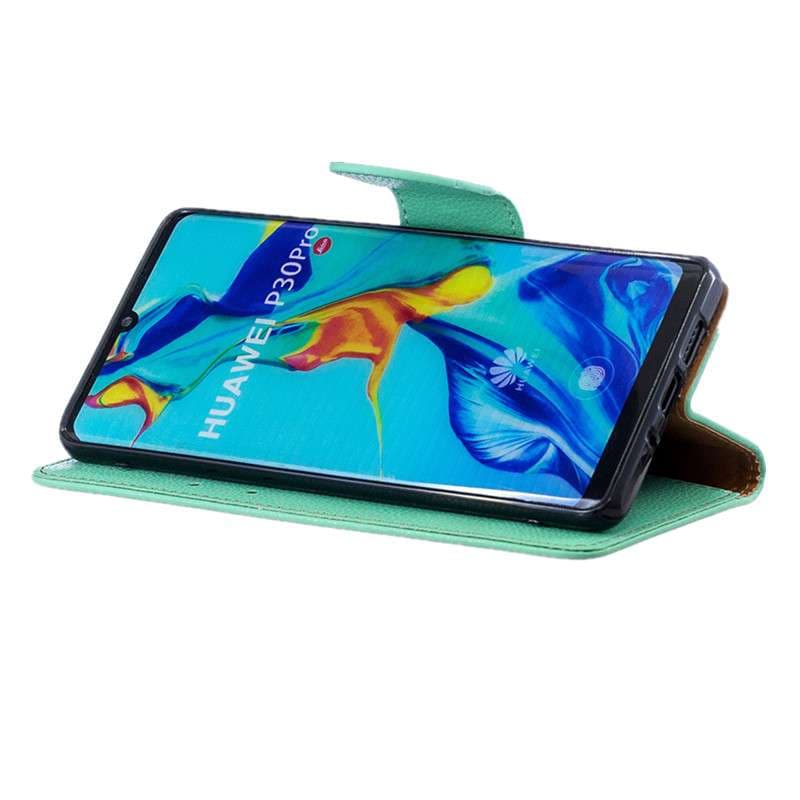 手帳型スマホケース Huawei用レザー調フリップ 多機能保護カバー