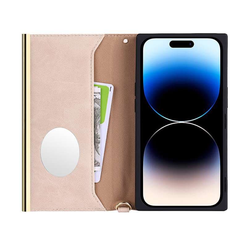 手帳型スマホケース 多機能ウォレット型iphoneケース