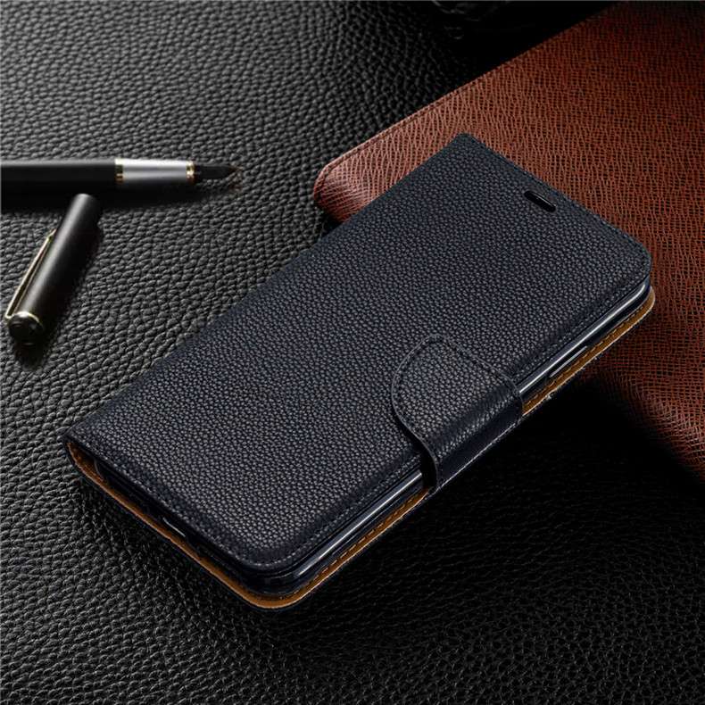 手帳型スマホケース Huawei用高級レザー調フリップカバーケース