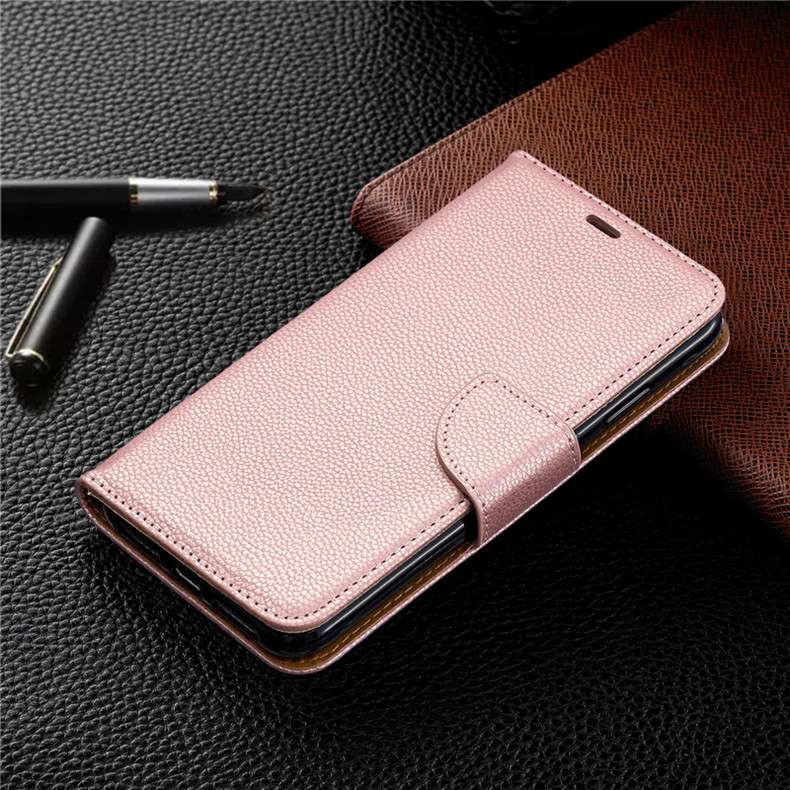 手帳型スマホケース Huawei用高級レザー調フリップカバーケース